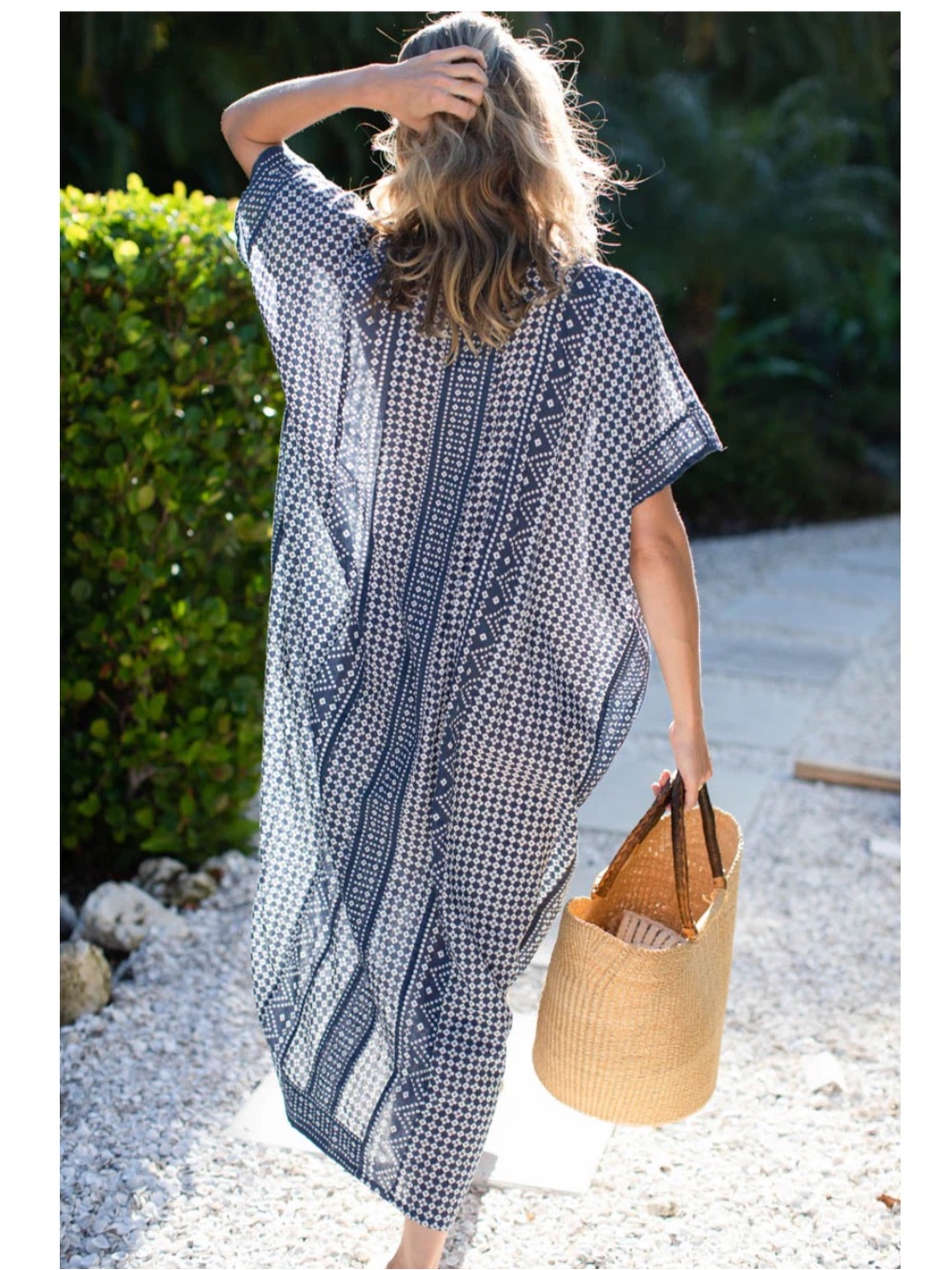 Emerson Fry India Collection Caftan - Ink Organic - Picture 4 of 6